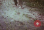 Image of Vietnamese villagers with US soldiers Vietnam, 1967, second 17 stock footage video 65675079546