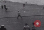Standbild Flugzeugträger Flugzeug Landung United States USA, 1939, aus Sekunde 40 historischem Filmmaterial Videoclip 65675079548