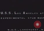 Image dirigeable USS Los Angeles Lakehurst New Jersey United States USA, 1939, de la seconde 4 séquences d'archives historiques vidéo 65675079550