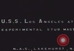Image dirigeable USS Los Angeles Lakehurst New Jersey United States USA, 1939, de la seconde 5 séquences d'archives historiques vidéo 65675079550