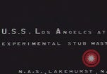 Image dirigeable USS Los Angeles Lakehurst New Jersey United States USA, 1939, de la seconde 7 séquences d'archives historiques vidéo 65675079550