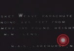 Image of Lakehurst NJ parachute landing Lakehurst New Jersey USA, 1939, second 27 stock footage video 65675079551