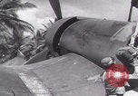 Image of F4U Corsair pilot cockpit Espiritu Santo New Hebrides Islands, 1943, second 13 stock footage video 65675079552