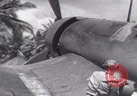 Image of F4U Corsair pilot cockpit Espiritu Santo New Hebrides Islands, 1943, second 15 stock footage video 65675079552
