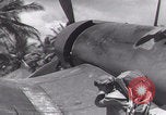 Image of F4U Corsair pilot cockpit Espiritu Santo New Hebrides Islands, 1943, second 16 stock footage video 65675079552