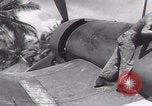 Image of F4U Corsair pilot cockpit Espiritu Santo New Hebrides Islands, 1943, second 19 stock footage video 65675079552