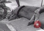 Image of F4U Corsair pilot cockpit Espiritu Santo New Hebrides Islands, 1943, second 20 stock footage video 65675079552