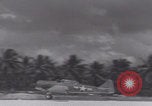 Image of WW2 Espiritu Santo aircraft taxis take off Espiritu Santo New Hebrides Islands, 1943, second 44 stock footage video 65675079553