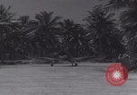 Image of WW2 Espiritu Santo aircraft taxis take off Espiritu Santo New Hebrides Islands, 1943, second 46 stock footage video 65675079553
