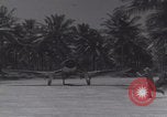 Image of WW2 Espiritu Santo aircraft taxis take off Espiritu Santo New Hebrides Islands, 1943, second 52 stock footage video 65675079553