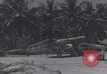 Image of WW2 Espiritu Santo aircraft taxis take off Espiritu Santo New Hebrides Islands, 1943, second 60 stock footage video 65675079553