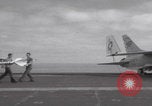Image of USS Hancock aircraft carrier Vietnam, 1965, second 13 stock footage video 65675079554
