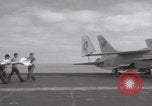 Image of USS Hancock aircraft carrier Vietnam, 1965, second 14 stock footage video 65675079554