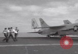 Image of USS Hancock aircraft carrier Vietnam, 1965, second 15 stock footage video 65675079554