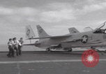 Image of USS Hancock aircraft carrier Vietnam, 1965, second 16 stock footage video 65675079554