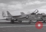 Image of USS Hancock aircraft carrier Vietnam, 1965, second 19 stock footage video 65675079554
