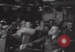 Image of pilot briefing aircraft carrier Vietnam, 1965, second 22 stock footage video 65675079556