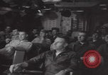Image of pilot briefing aircraft carrier Vietnam, 1965, second 23 stock footage video 65675079556