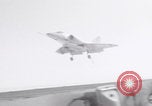 Image of pilot briefing aircraft carrier Vietnam, 1965, second 29 stock footage video 65675079556
