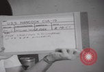 Image of pilot briefing aircraft carrier Vietnam, 1965, second 40 stock footage video 65675079556