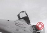 Image of pilot briefing aircraft carrier Vietnam, 1965, second 54 stock footage video 65675079556