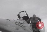 Image of pilot briefing aircraft carrier Vietnam, 1965, second 57 stock footage video 65675079556