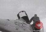 Image of pilot briefing aircraft carrier Vietnam, 1965, second 61 stock footage video 65675079556