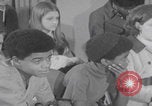 Image of Mayor Carl Stokes speaking to youth Cleveland Ohio USA, 1970, second 30 stock footage video 65675079566