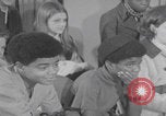 Image of Mayor Carl Stokes speaking to youth Cleveland Ohio USA, 1970, second 31 stock footage video 65675079566