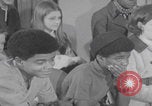 Image of Mayor Carl Stokes speaking to youth Cleveland Ohio USA, 1970, second 32 stock footage video 65675079566