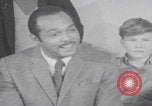 Image of Mayor Carl Stokes speaking to youth Cleveland Ohio USA, 1970, second 36 stock footage video 65675079566