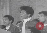 Standbild Demonstration der Afroamerikaner Chicago Illinois USA, 1970, aus Sekunde 47 historischem Filmmaterial Videoclip 65675079568
