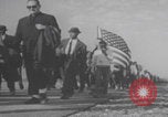 Image of African American protesters marching Alabama United States USA, 1965, second 11 stock footage video 65675079572