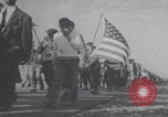 Image of African American protesters marching Alabama United States USA, 1965, second 13 stock footage video 65675079572