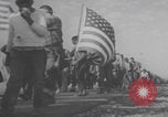 Image of African American protesters marching Alabama United States USA, 1965, second 14 stock footage video 65675079572