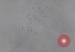 Standbild Bombenangriff der USAAF auf eine B-24 Liberator Europa, 1943, aus Sekunde 31 historischem Filmmaterial Videoclip 65675079577