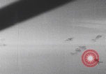 Standbild Bombenangriff der USAAF auf eine B-24 Liberator Europa, 1943, aus Sekunde 62 historischem Filmmaterial Videoclip 65675079577