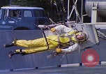 Image of EVA control backpack water jets testing Hampton Virginia USA, 1968, second 10 stock footage video 65675079598