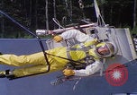 Image of EVA control backpack water jets testing Hampton Virginia USA, 1968, second 16 stock footage video 65675079598