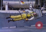 Image of EVA control backpack water jets testing Hampton Virginia USA, 1968, second 43 stock footage video 65675079598