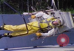 Image of EVA control backpack water jets testing Hampton Virginia USA, 1968, second 57 stock footage video 65675079598