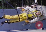 Image of EVA control backpack water jets testing Hampton Virginia USA, 1968, second 59 stock footage video 65675079598