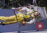 Image of EVA control backpack water jets testing Hampton Virginia USA, 1968, second 61 stock footage video 65675079598