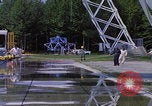 Image of NASA researcher testing EVA control backpack Hampton Virginia USA, 1968, second 8 stock footage video 65675079599