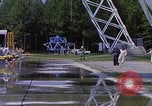 Image of NASA researcher testing EVA control backpack Hampton Virginia USA, 1968, second 11 stock footage video 65675079599
