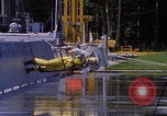 Image of NASA researcher testing EVA control backpack Hampton Virginia USA, 1968, second 15 stock footage video 65675079599