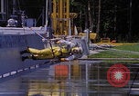 Image of NASA researcher testing EVA control backpack Hampton Virginia USA, 1968, second 16 stock footage video 65675079599