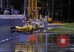 Image of NASA researcher testing EVA control backpack Hampton Virginia USA, 1968, second 17 stock footage video 65675079599