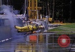 Image of NASA researcher testing EVA control backpack Hampton Virginia USA, 1968, second 19 stock footage video 65675079599