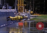 Image of NASA researcher testing EVA control backpack Hampton Virginia USA, 1968, second 21 stock footage video 65675079599